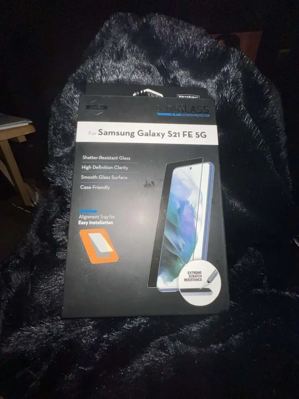 Fellowes DuraGlass Tempered Glass Screen Protector for Samsung Galaxy S21 FE 5G